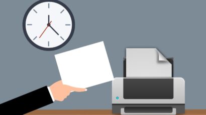 Free printer document machine illustration