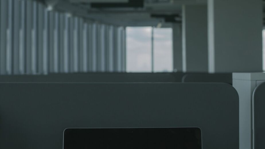 Free Laptop With Cyber Security Text on the Screen Stock Photo