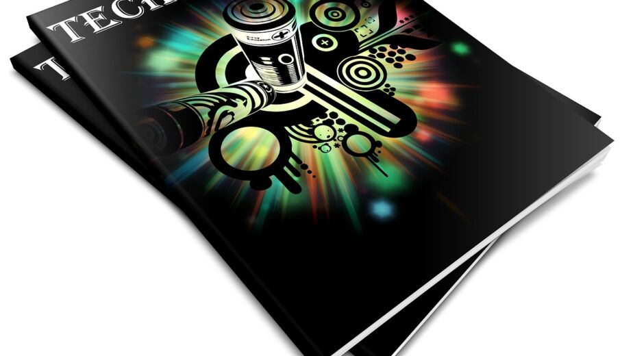 Free tech trends report magazine illustration