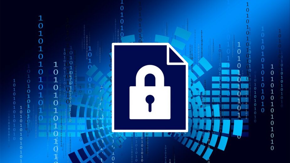 Free security privacy policy digitization illustration