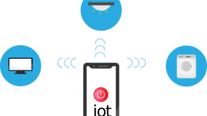 Free internet of things iot network vector