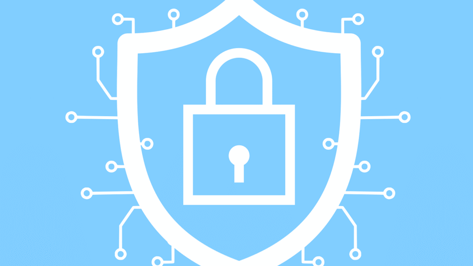 Free cybersecurity lock encryption vector