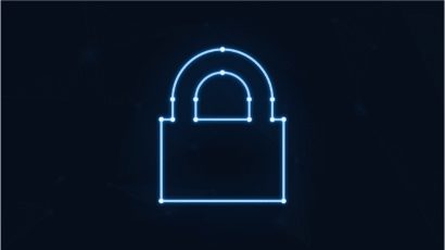 Free padlock neon cybersecurity vector