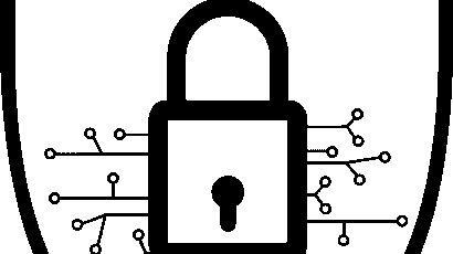 Free cybersecurity padlock shield vector