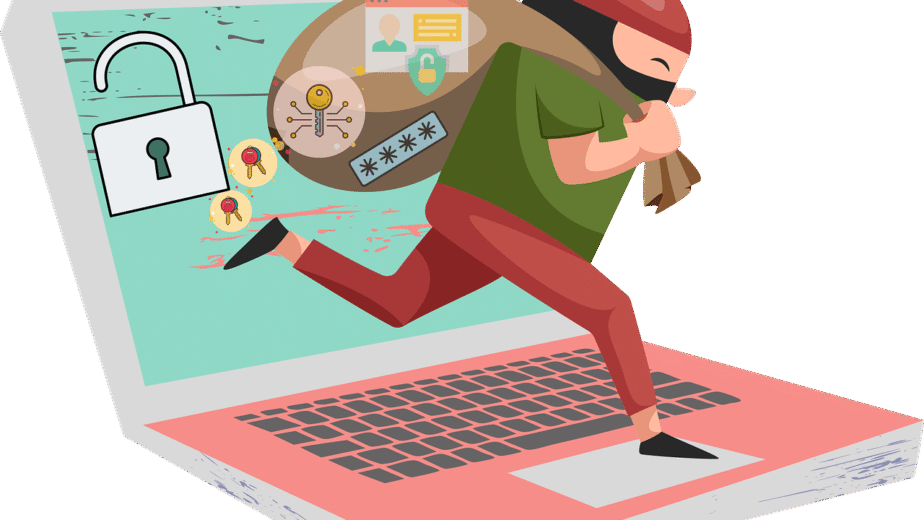 Free cybersecurity computer security hacking vector