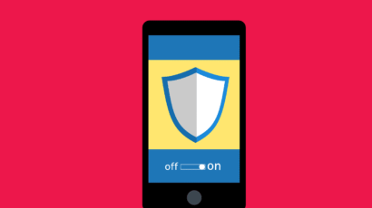 Free cyber security phone login vector