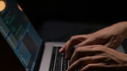 person-using-silver-and-black-laptop-computer