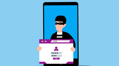 Free phishing scam website vector