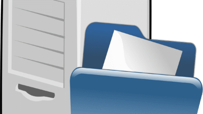 Free computer file network vector