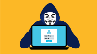 Free hacker anonymous cybersecurity vector